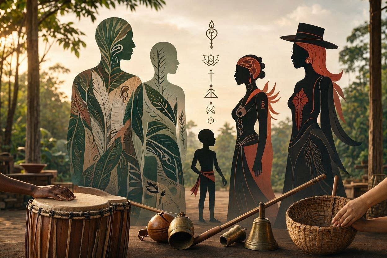 Guardiões, Exus e Instrumentos Sagrados